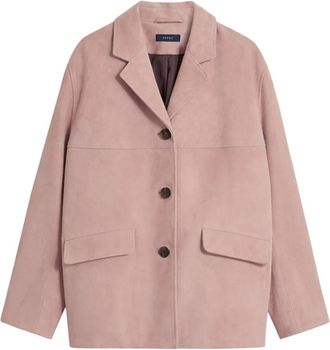 SOEUR Lorenzo Leren Jas - Dames - Leren en Su&egrave;de Jassen - Roze - 2XS - Leer - Jassen