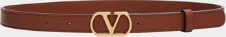 Valentino Garavani VLogo Signature Leather Belt, 20MM