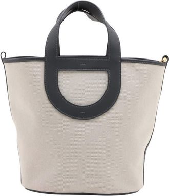 Herm&egrave;s Pre-owned Hermes Toile and Swift In the Loop 23 Ladies RP3W2SX15M2W792V
