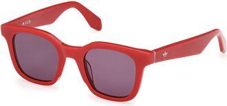 adidas OR0109 66A Mens Sunglasses Red Size 47