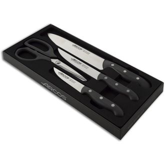 Arcos Set Cocina Maitre + Tijeras - Negro - Arcos