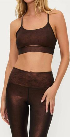 Beach Riot Isla Racerback Top In Brown