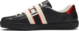 Gucci Ace Stripe Leather Black 523469-0FIV0-1076