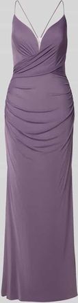 Laona Abendkleid mit R&uuml;ckenausschnitt in Lila, Gr&ouml;&szlig;e 32