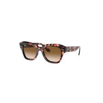 Ray-Ban Authentieke State Street Bril Premium Kwaliteit - unisex - Zonnebrillen - Bruin - 49 MM - Accessoires