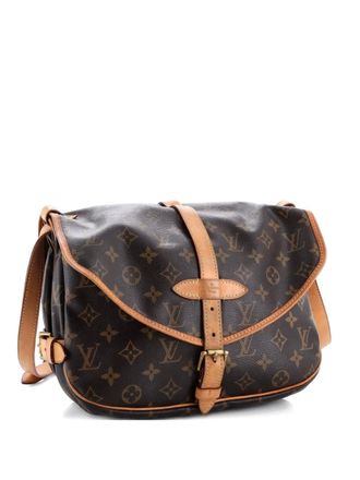 Louis Vuitton Saumur Handbag Monogram Canvas 30 crossbody bag - Bruin