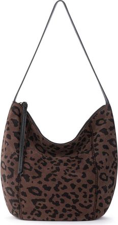 The Sak Sequoia Hobo Leather Bag in Leopard Suede at Nordstrom
