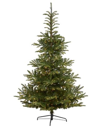 Nearly Natural 7.5Ft. Layered Washington Spruce Artificial Christmas Tree
