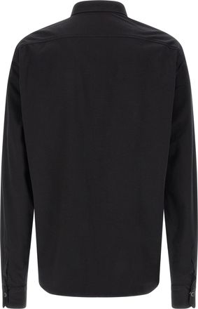 Kiton Mens Black Cotton Blouse