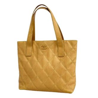Chanel Pre-owned Handbags, female, Beige, Size: ONE SIZE Pre-owned Tote Bag