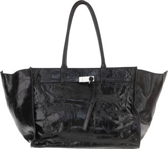 Benedetta Bruzziches Sculpted Leather Bag with Top Handles