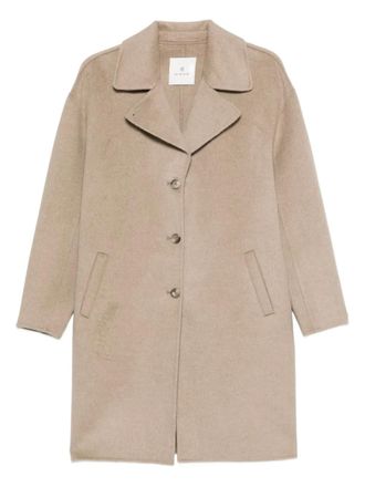 Anine Bing button-front coat - women - Fabric - M - Neutrals