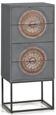 Giner&Colomer Massive Design Kommode Wood Mandala, 105 x 45 cm