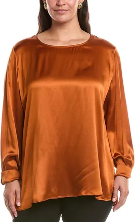 Marina Rinaldi Plus Ottelia Silk Shirt