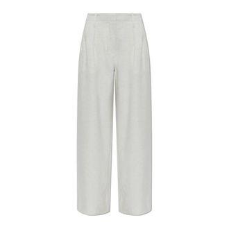 Sams&oslash;e & Sams&oslash;e Wide Trousers, female, Gray, Size: XS Saiben Trousers