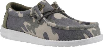 HeyDude Wally gewassen camo polyester bootschoenen voor heren