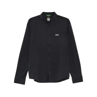 HUGO BOSS Hugo, Casual Shirts, male, Blue, Size: 3XL Casual Shirt