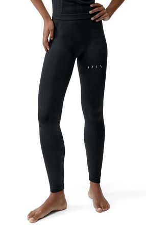 Born Living Yoga Shantala Seamless High Rise Sport Legging in Black at Nordstrom, Size Medium Eu