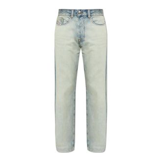 Diesel Straight Jeans, male, Blue, Size: W33 1980 D-Eeper-S Jeans