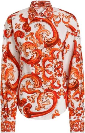 Dolce & Gabbana Shirts - Dames - Overhemden - Veelkleurig - L - Overhemden