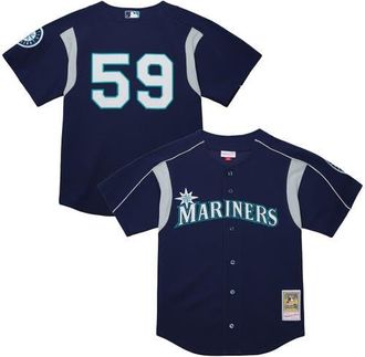 Mitchell & Ness Mens Mitchell & Ness Felix Hernandez Navy Seattle Mariners Cooperstown Collection Batting Practice Jersey at Nordstrom, Size Small