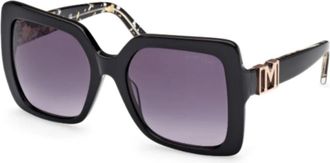 Guess Gm 00019 Zonnebril - unisex - Zonnebrillen - Zwart - 56 MM - Accessoires