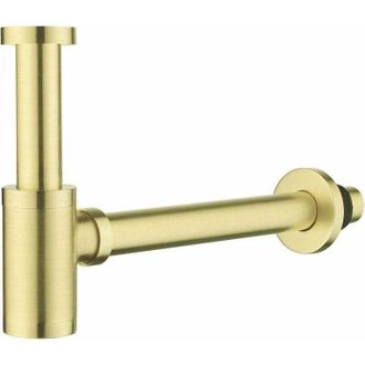 OEM Sif&oacute;n De Lat&oacute;n Para Fregadero, Dise&ntilde;o Universal, 1 1/4 X 32 Mm, Ajustable, Antiolor, Dorado Cepillado