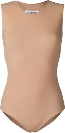 Maison Margiela Dames, Tops, Beige, Maat: XS Jersey