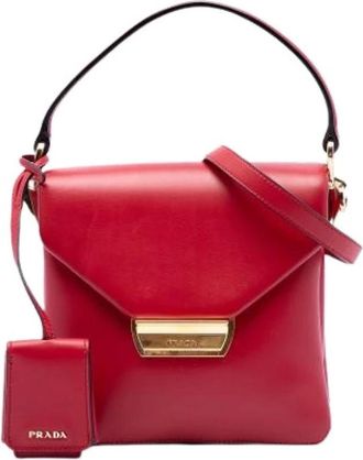 Prada Borsa Pre-owned con Manico e Patta - - Pre-owned - Donna - Rosso - ONE SIZE