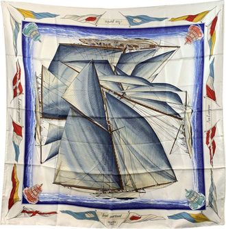 Herm&egrave;s Silk Scarf Carre 90 (Authentic Pre-Loved)