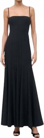 Staud Rila Maxi Dress In Black