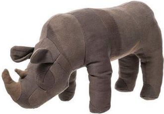 Puebco Vintage Fabric Stuffed Animal in Assorted Colors in Rhinoceros at Nordstrom