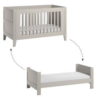 Vox Lit &Eacute;volutif 70x140 Sommier Inclus Vox Milenne Cachemire