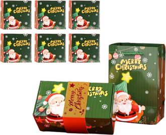 OEM Caja Y Bolsa De Regalo Navide&ntilde;a Plegable Multiusos - 6 Art&iacute;culos