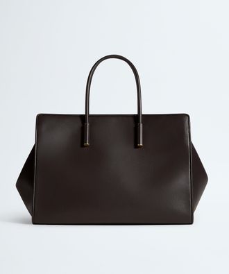 Bottega Veneta Large Barbara Tote - Brown - Woman - 100% Calfskin