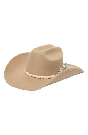 San Diego Hat Company Cattlemans Crease Cowboy Hat in Oatmeal at Nordstrom Rack