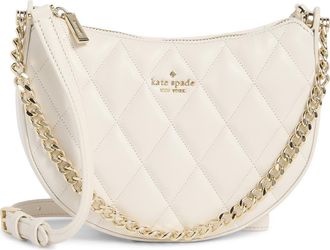 Kate Spade New York carey zip top crossbody bag in Parchment at Nordstrom Rack