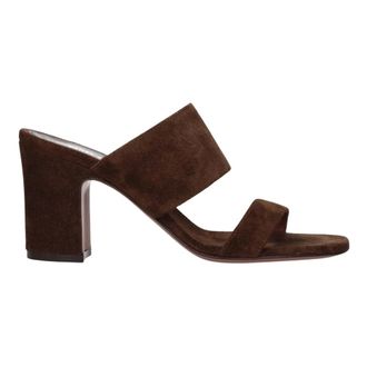 PARIS TEXAS Belle 25 Mule in Camoscio - - Shoes - Donna - Marrone - 41 EU