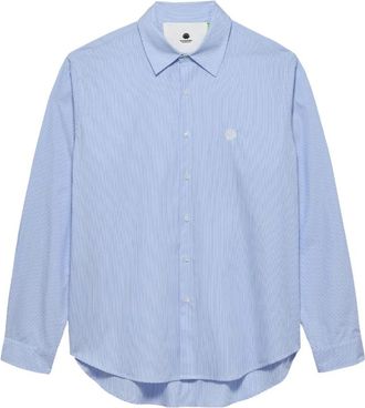 New Amsterdam Surf Association Beach Shirt - Heren - Casual Overhemden - Blauw - M - Katoen - Overhemden