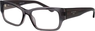 Balenciaga Stijlvolle Optische Bril Bb 0371O - Heren - Brillen - Grijs - 53 MM - Accessoires