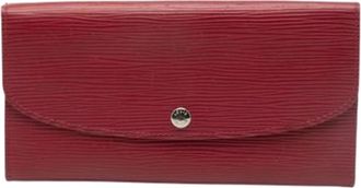 Louis Vuitton Pre-owned Wallets, female, Red, Size: ONE SIZE Pre-owned Emilie Wallet