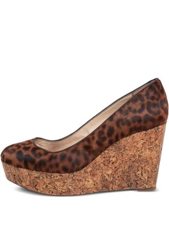 Christian Louboutin 404580 Brown - women - Leather/Leather/Pony Fur - 38