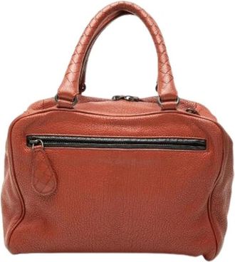 Bottega Veneta Pre-owned Handbag - Dames - Vintage Handtas - Bruin - ONE Size - Leer - Vintage
