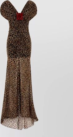 Blumarine printed jersey maxi dress