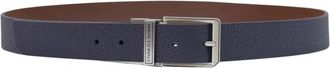 A|X Armani Exchange Riemen - Heren - Riemen - Blauw - ONE Size - Leer - Accessoires