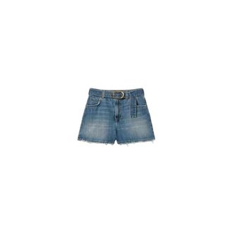 Twinset Denim Shorts, female, Blue, Size: W26 Denim Shorts