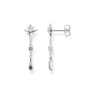 Thomas Sabo Thomas Sabo Ohrringe Royalty Stern mit Steinen silber mehrfarbig H2209-945-7