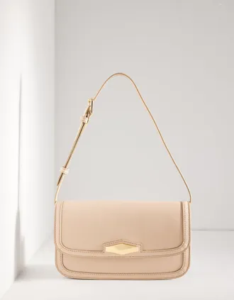 Talbots Nappa Shoulder Bag - Rattan - 001 Talbots