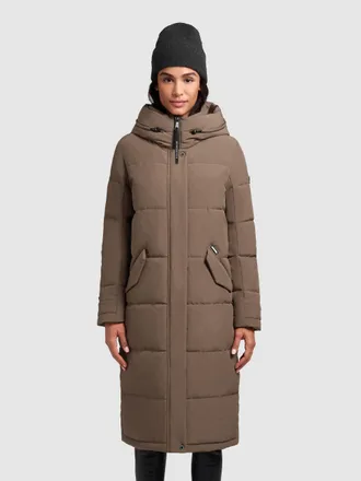 Khujo Steppmantel KHUJO DAIRI, Damen, Gr. XXL (44), beige (city taupe), Steppware, Obermaterial: 90% Polyester, 10% Elasthan. Futter: 100% Nylon. Wattierung