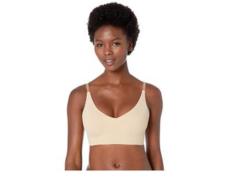 Calvin Klein Underwear Invisibles Comfort Light Lined Triangle Bra Womens Bra Bare : LG (Womens 12-14), Nylon/Elastane